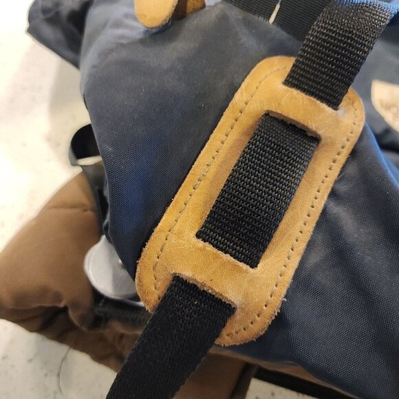 THE NORTH FACE frame back pack BLUE Brown tag USA Vintage 25X22" Size Large - Picture 3 of 9